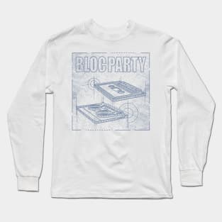 Bloc Party Technical Drawing Long Sleeve T-Shirt